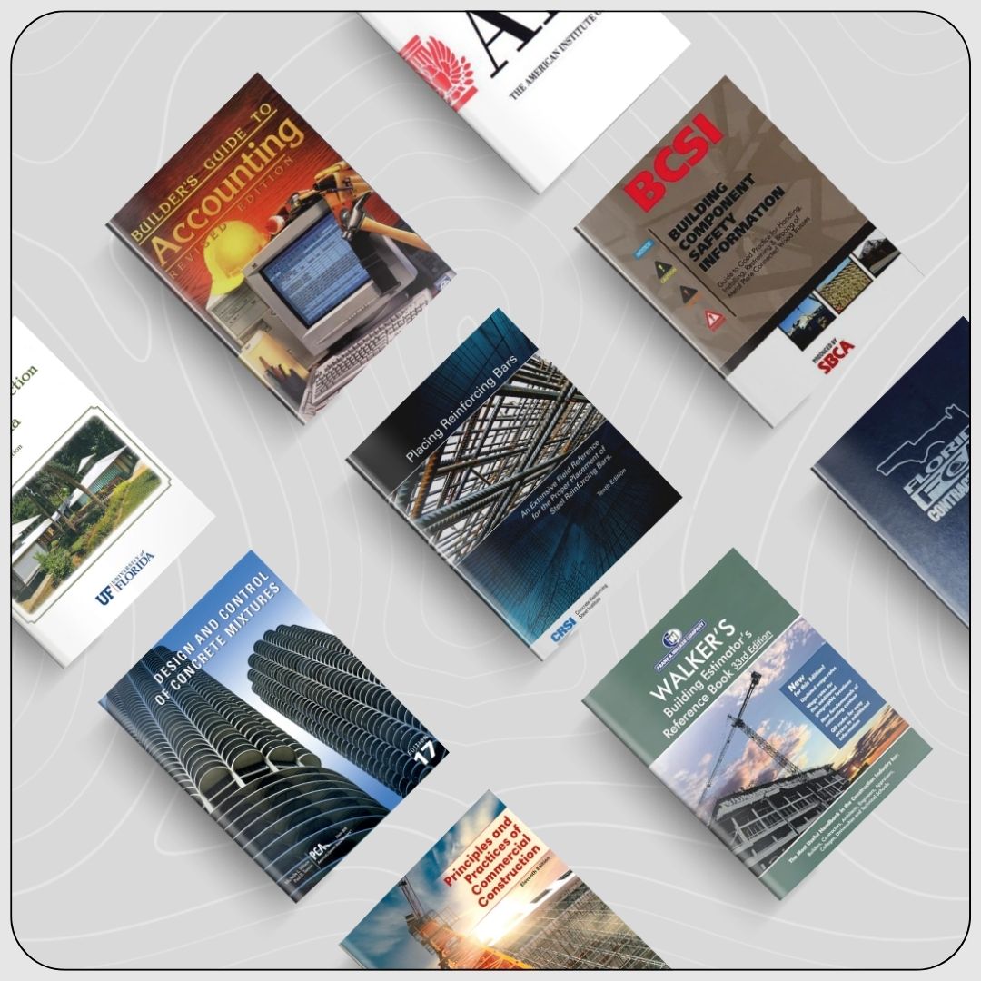 Building  Contractor Exam Book Bundle