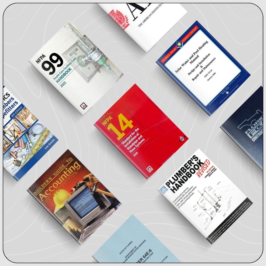 Plumbing  Contractor Exam Book Bundle