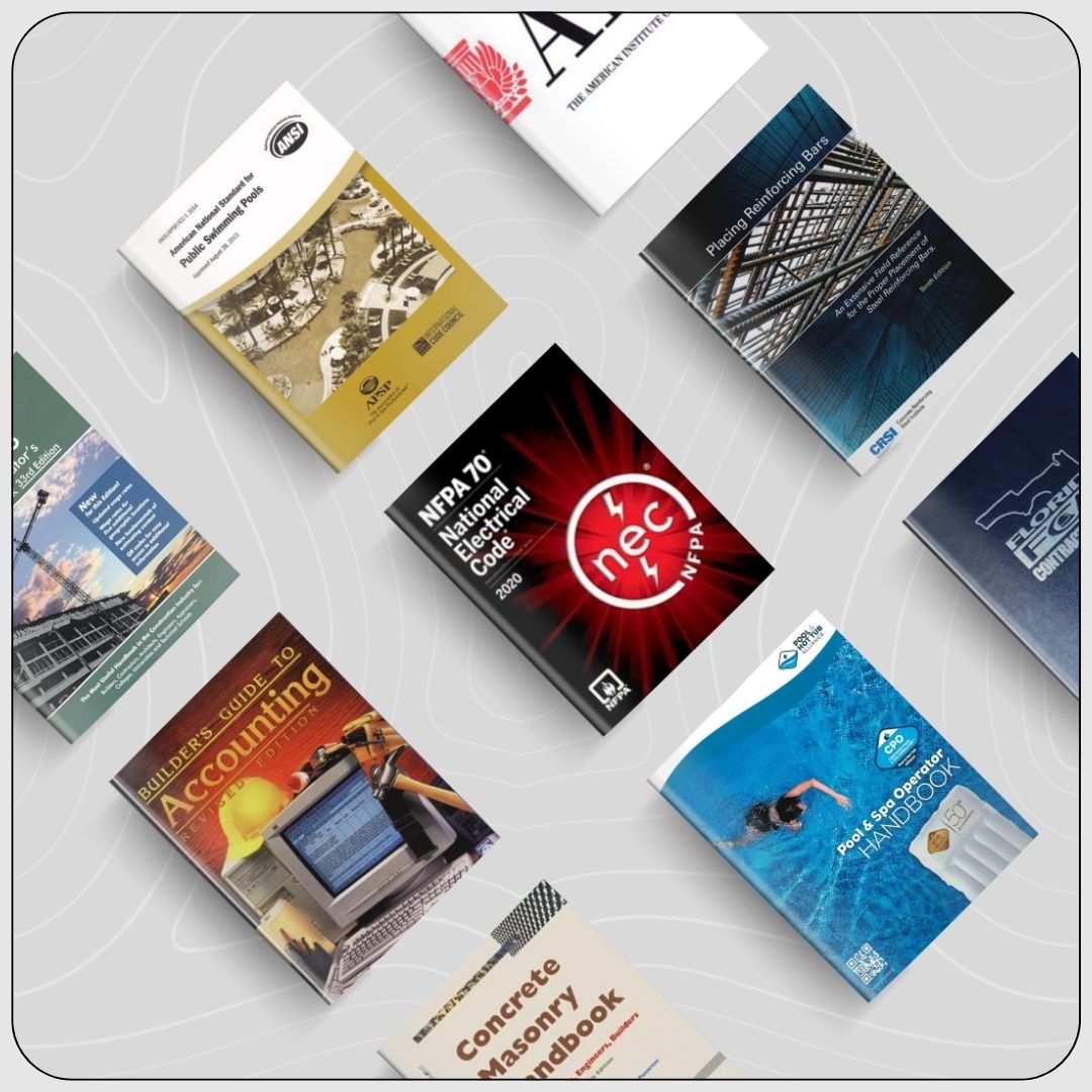 Commercial Pool Contractor Exam Book Bundle
