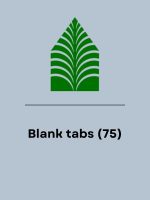 Blank Tabs for Exam Books (75 tabs)