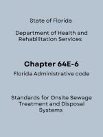 Chapter 64E-6 Standards for Onsite Sewage Treatment & Disposal Systems - 2018