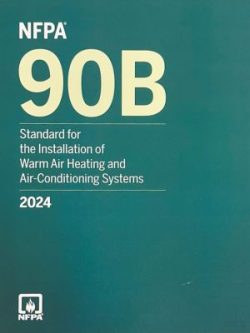 NFPA 90B: Standard for the Installation of Warm Air Heating and Air-Conditioning Systems - 2024