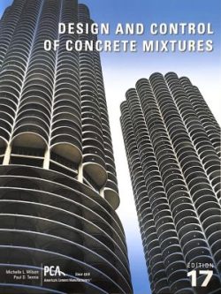 Design and Control of Concrete Mixtures - 2021