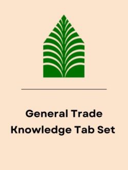 Pre-Printed Tabs for the General, Building, and Residential Trade Knowledge Exam Books