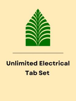 Pre-Printed Tabs for the Reference Books used in the Unlimited Electrical Contractor's Exam - Does not include NEC Tabs