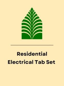 Pre-Printed Tabs for the Reference Books used in the Residential Electrical Contractor's Exam - Does not include NEC Tabs
