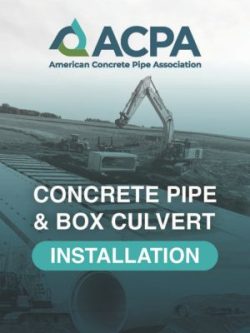Concrete Pipe & Box Culvert Installation, '15