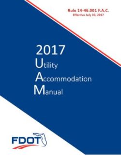 Utility Accommodation Manual - 2017